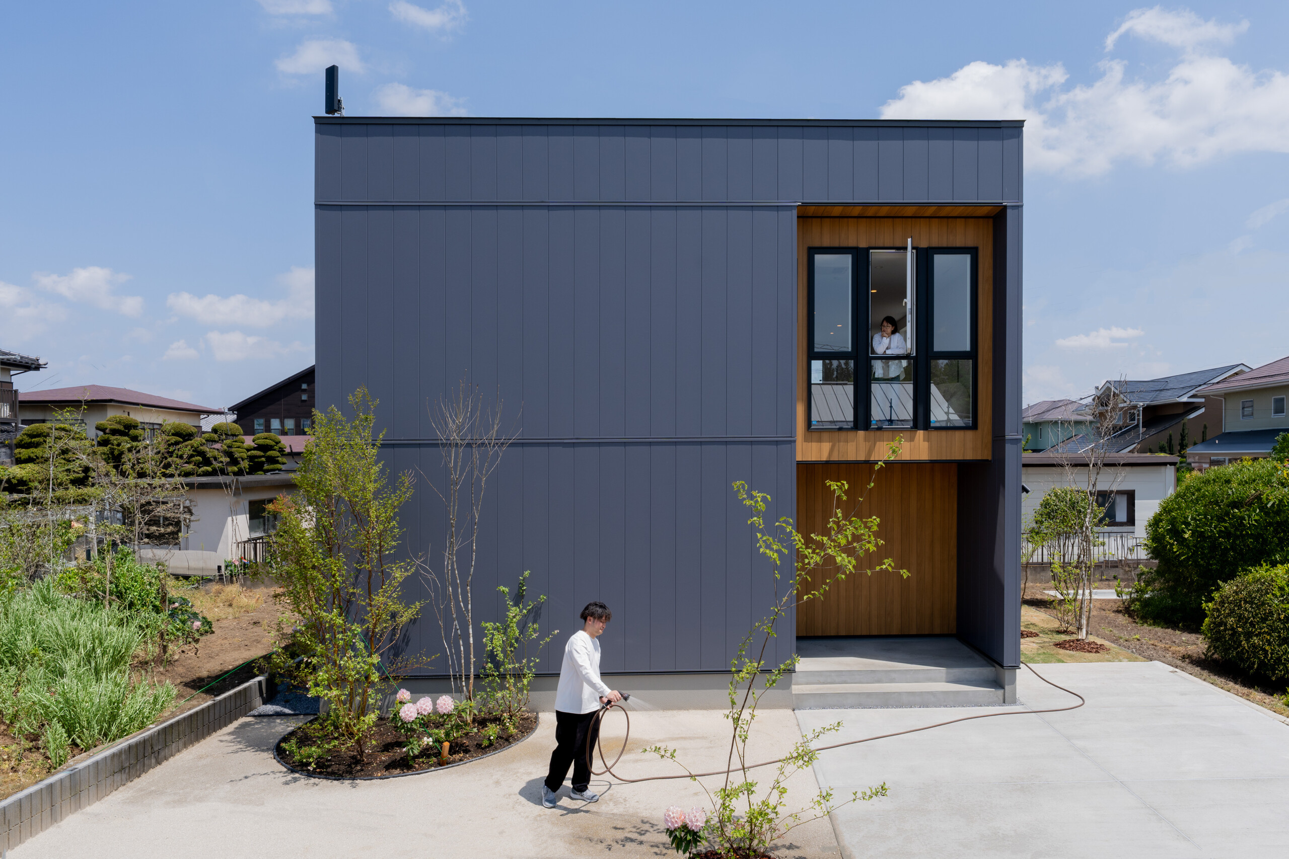 自分時間に寄り添うヌックのある平屋