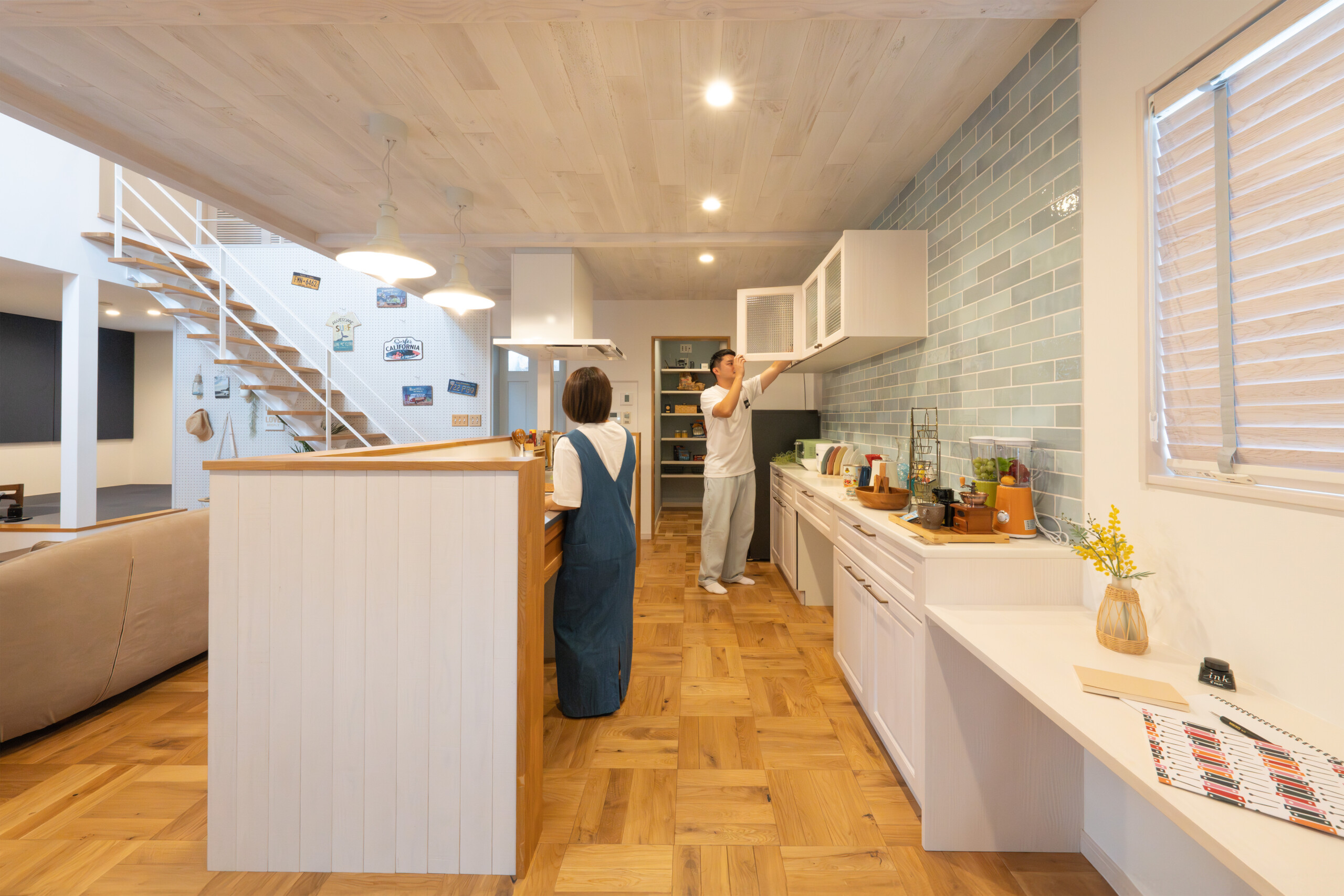 こだわりを詰め込んだ爽やかなサーファーズハウス 